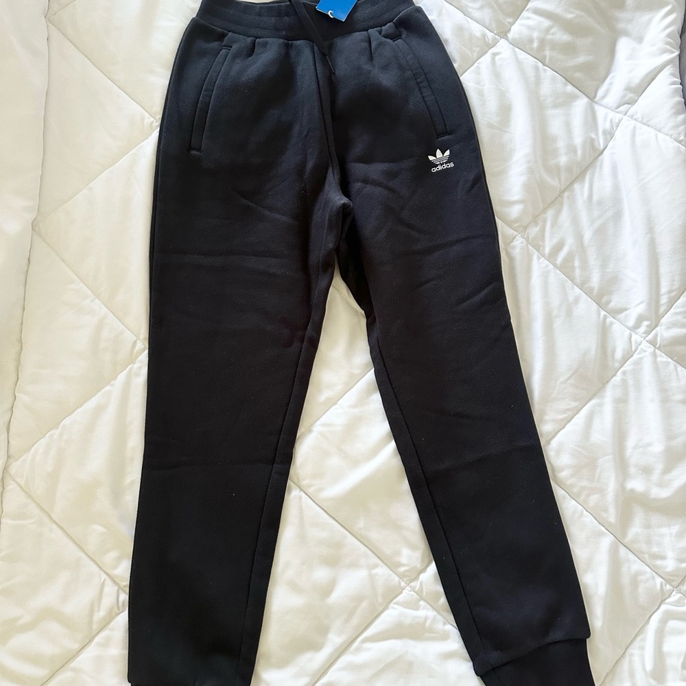 Adidas Kids Black Sweatpants